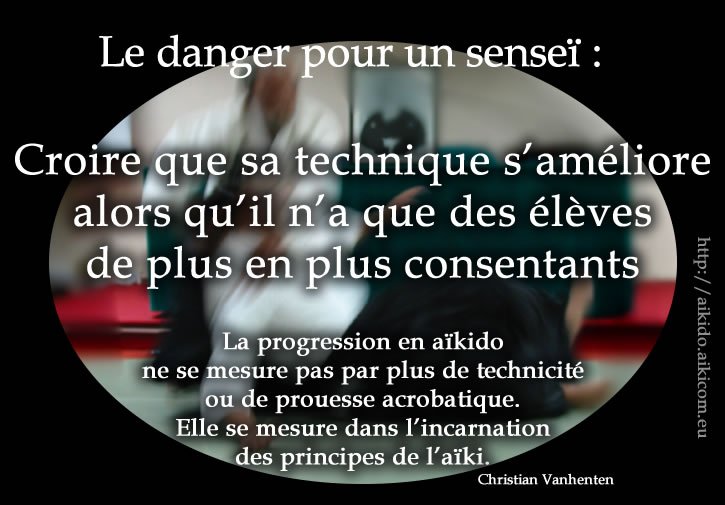 le risque du sensei, croire que la technqiue est meilleure alors que les élèves sont simplement plus consentants